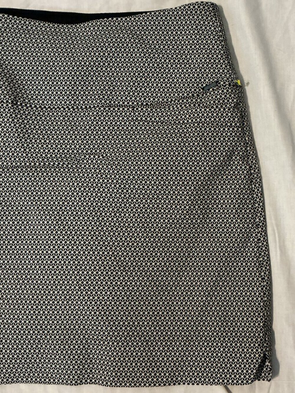SC&CO/Skort/Womens S/Black White Geometric Athletic Pockets Stretch Casual Chic - Picture 6 of 7